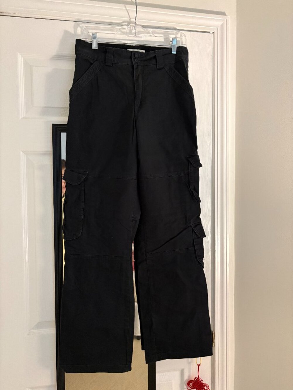 Abercrombie Black Cargos